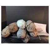 Lion Brand Yarn Set with Crochet Cloche Pattern