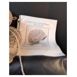 Lion Brand Yarn Set with Crochet Cloche Pattern