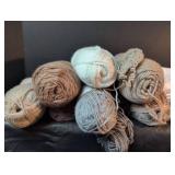 Lion Brand Yarn Set with Crochet Cloche Pattern