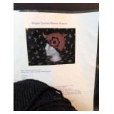 Crochet Beanie Pattern Kit with Yarn Bundle