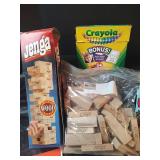 Kids Game and School Supply Bundle, Jenga, m4De  moto g Protection Case, Key Chains and More