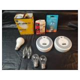 Mixed Lot of Light Bulbs and Smoke Detectors