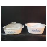 Corning Ware Cornflower Blue Pattern Cookware Set with Lids