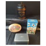 Collection of Decorative Tins - Louisville Universal Tobacco & Home Decor
