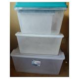 Assorted Storage Container Set - Sterilite & Hefty Bins