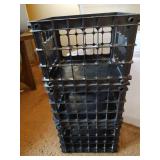 Storage Container Lot - Clear Bins and Crates