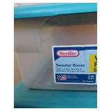 Storage Container Lot - Clear Bins and Crates