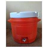 Orange Industrial Water Cooler