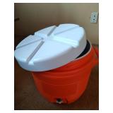 Orange Industrial Water Cooler