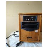 Heat-A-Lot Infrared Space Heater with Wood Cabinet