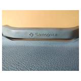 Vintage Two Samsonite Blue Hard Shell Suitcase