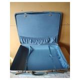 Vintage Two Samsonite Blue Hard Shell Suitcase