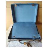 Vintage Two Samsonite Blue Hard Shell Suitcase