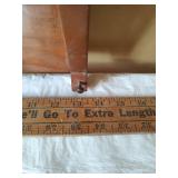 Decorative Iron Sconces with Wooden Shelf, See Measurements