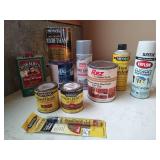 Wood Finishing Supply Lot - Mixed Brands