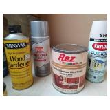 Wood Finishing Supply Lot - Mixed Brands