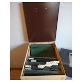 Metal File Cabinet with Lock Compartment on Wheels and Two Jumbo File 