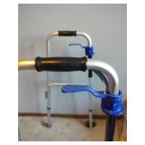 New Drive Medical Walker, Wood Cane and Metal Stability Cane