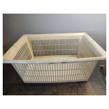 Plastic Laundry Baskets, Clothespin Bag and Wastebasket