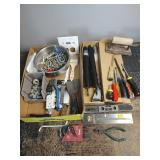 Mixed Lot of Electrical Tools and Hardware