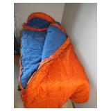 Coleman Sleeping Bag, Zipper Closure with Drawstring Hood, Adult Size