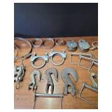 Mixed Lot Industrial Hardware - Clamps and Hooks