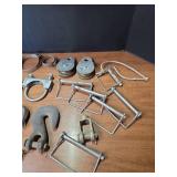 Mixed Lot Industrial Hardware - Clamps and Hooks