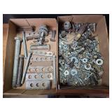 Mixed Industrial Hardware Lot with Metal Plates