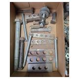 Mixed Industrial Hardware Lot with Metal Plates