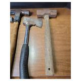 Collection of Used Hammers and Tools