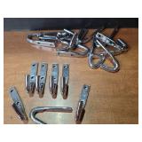 19ct Chrome Plated Double Screw Hooks