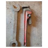 Ridgid 18-inch Pipe Wrench and More