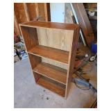 3-Shelf Wood Bookcase