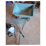 Red Devil Pull Broadcast Spreader with Sprayer