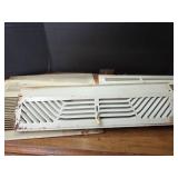 White Metal HVAC Return Air Vent Covers