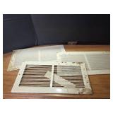 White Metal HVAC Return Air Vent Covers