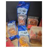 Red Safety Reflectors and Marker Lights