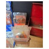 Red Safety Reflectors and Marker Lights