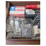 Hardware Lot with Nails, Screws and More