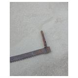 Traditional Two-Man Crosscut Saw with Wooden Handles
