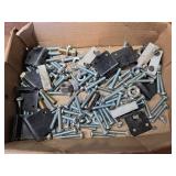 Mixed Hardware Lot - Bolts, Nuts & Brackets