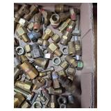 Mixed Lot of Industrial Brass and Steel Fittings