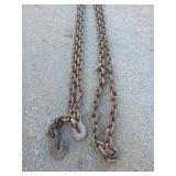 Heavy Duty Steel Tow Chain with Hooks 16ft