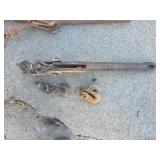 2 Heavy Steel Chain Binders- one needs repair