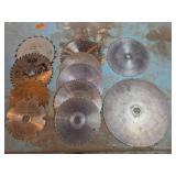 Collection of Industrial Circular Saw Blades