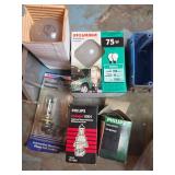 Mixed Lot of Automotive and Home Light Bulbs and More