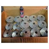 Hitachi 1-1/4\" x .120\" Coiled Roofing Nails and Air Tool Oil