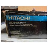 Hitachi 1-1/4\" x .120\" Coiled Roofing Nails and Air Tool Oil