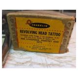 Franklin Revolving Head Tattoo Kit for Livestock