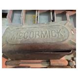 McCormick Industrial Metal Toolbox and Vintage Tools